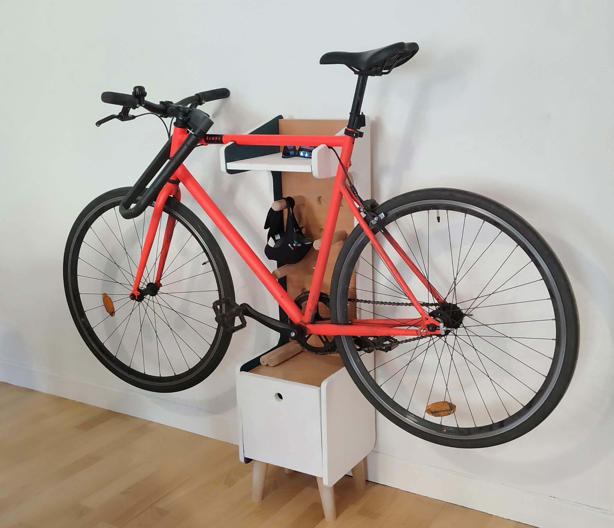 vélo sur son meuble