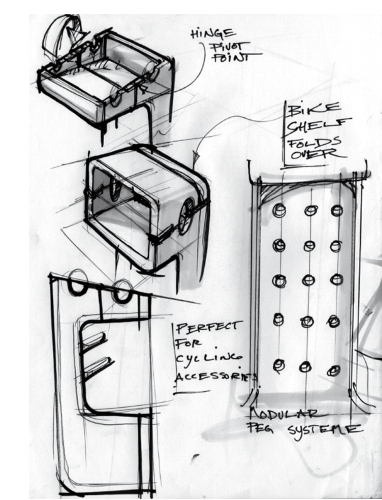 croquis du designer